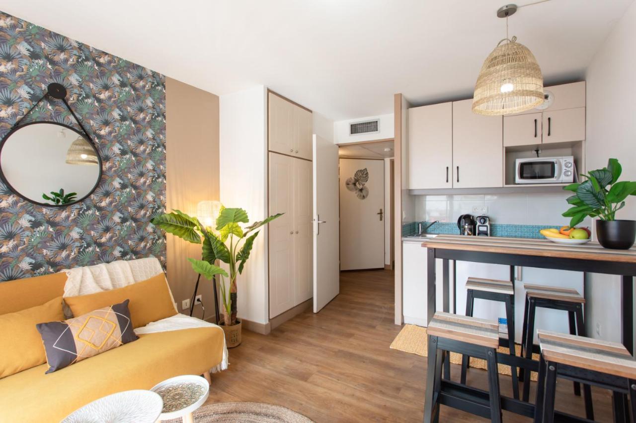 C1 Clemenceau Pool Balcony Bath Ac 2Mins Walk To Sand Beach Cannes Luaran gambar